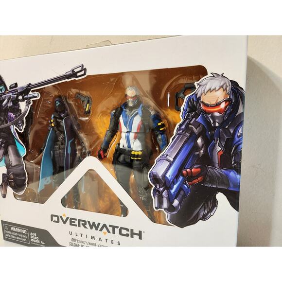 Hasbro Overwatch Ultimates Series Soldier: 76 & Shrike (Ana) Skin Dual Pack 6" - Picture 2 of 6